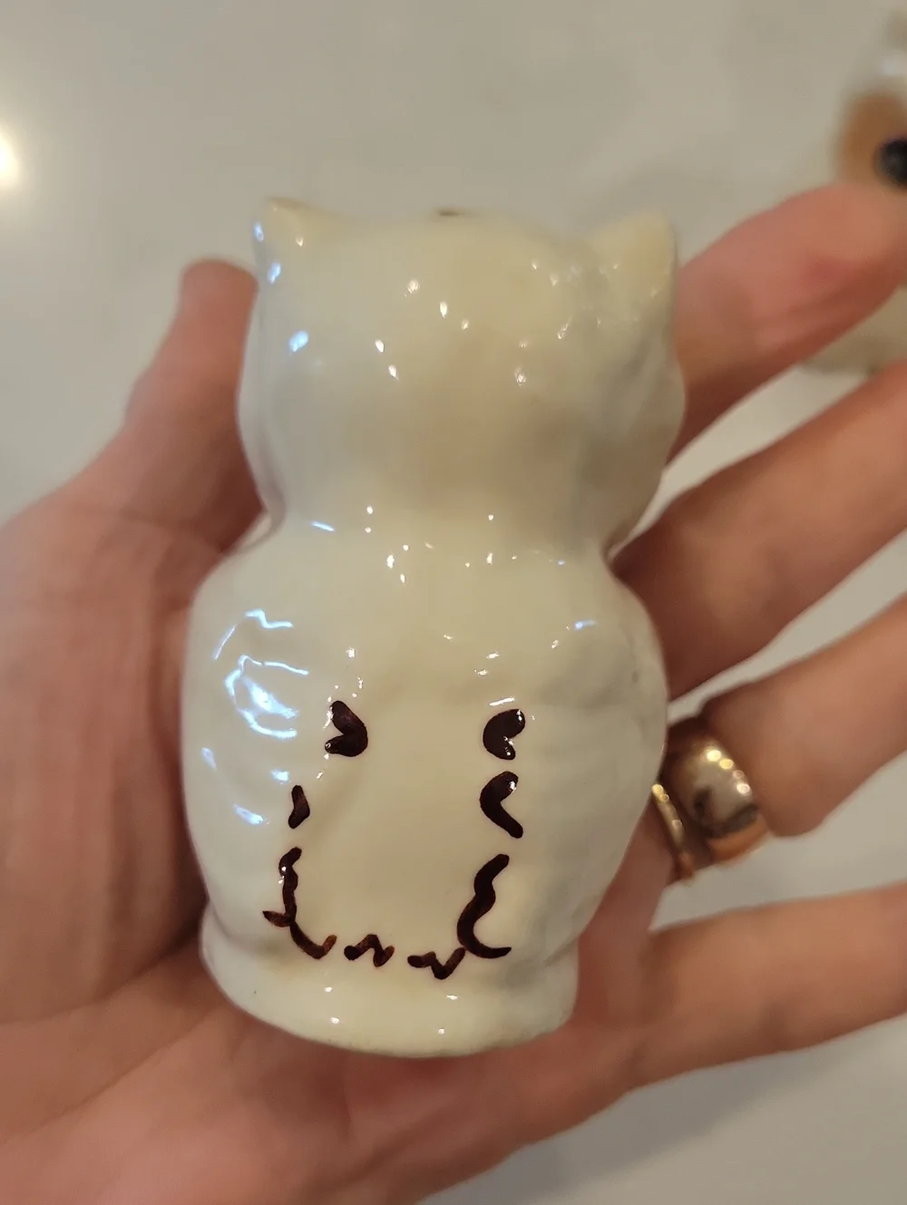 Vintage Owl Salt & Pepper Shakers